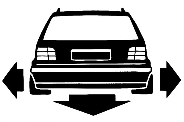 Autocolante para BMW E36 Touring
