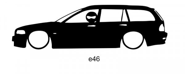 Autocolante para E46 Com Stig