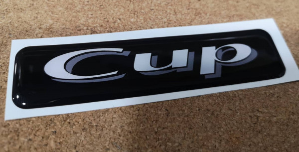 Autocolante Resinado 3D com CUP (Citroen) - 106x24mm