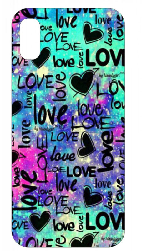 Capa de telemóvel com Love
