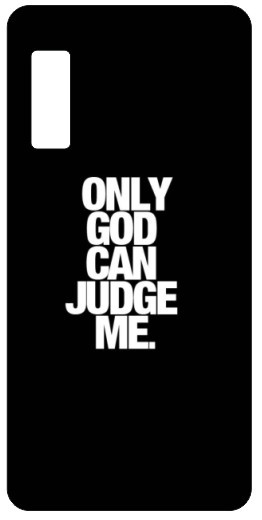 Capa de telemóvel com Only God Can Judge Me