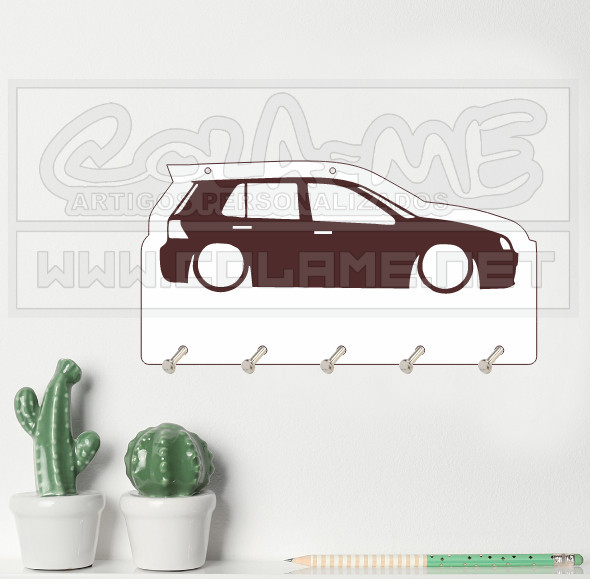Chaveiro em MDF - VW Mk4 - 5 Portas