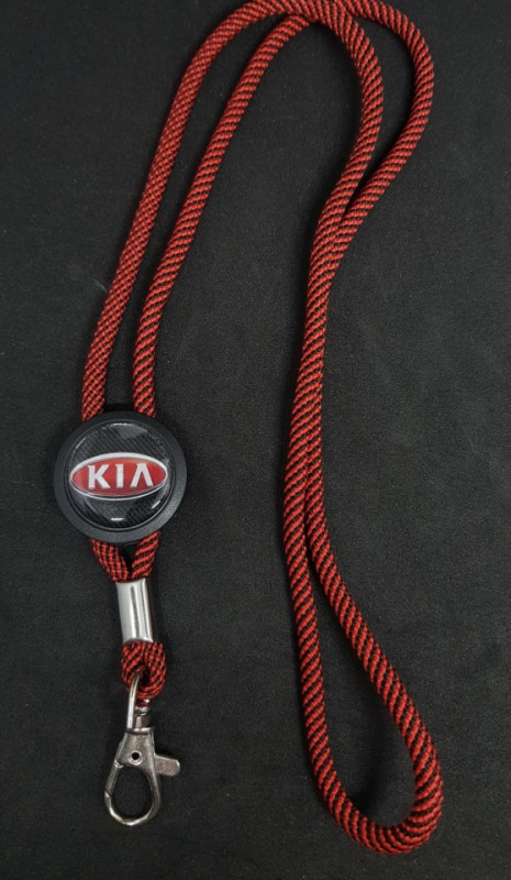 Fita Porta Chaves (lanyard) de Pescoço Ajustável para Kia