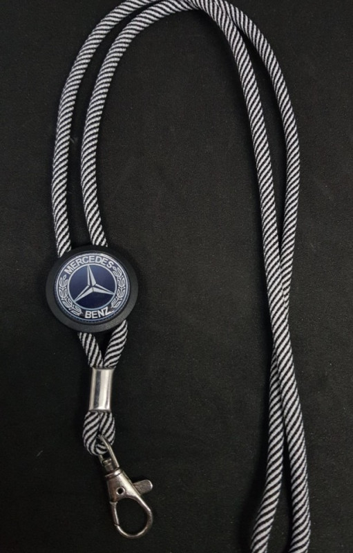 Fita Porta Chaves (lanyard) de Pescoço Ajustável para Mercedes Benz