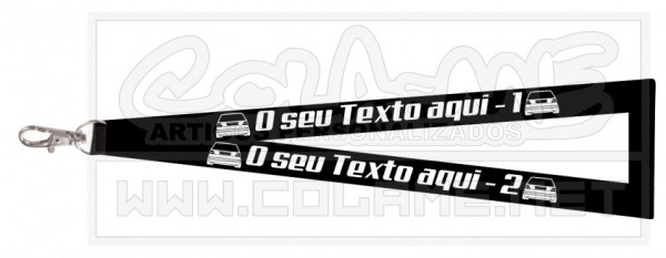 Fita Porta Chaves - VW Golf Mk2 - Traseira