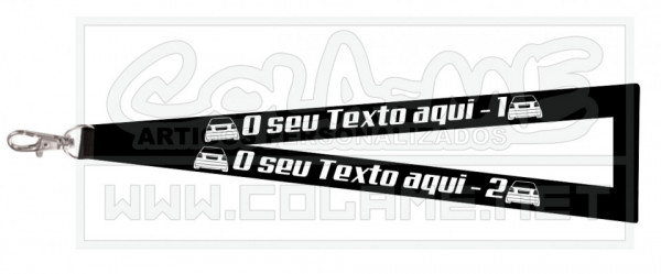 Fita Porta Chaves - VW Golf Mk3 - Traseira