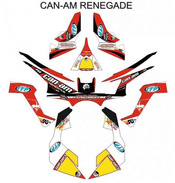 Kit Autocolantes Para CAN AM - Renegade
