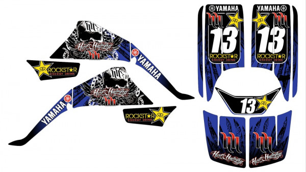 Kit Autocolantes Para Yamaha Blaster 200