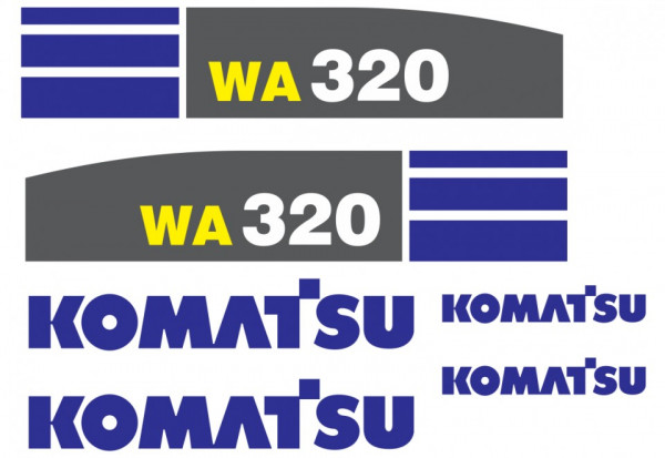 Kit de Autocolantes para KOMATSU WA 320