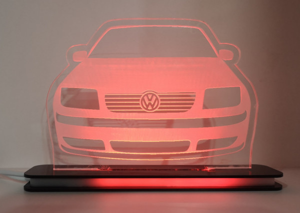 Moldura / Candeeiro com luz de presença - Volkswagen Bora