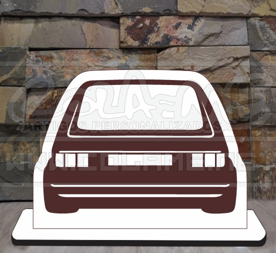 Moldura em MDF - VW Golf Mk1 - Traseira