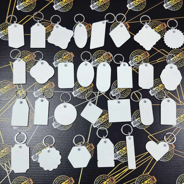Pack 25 Porta-chaves em MDF / Contraplacado - Vários modelos à escolha