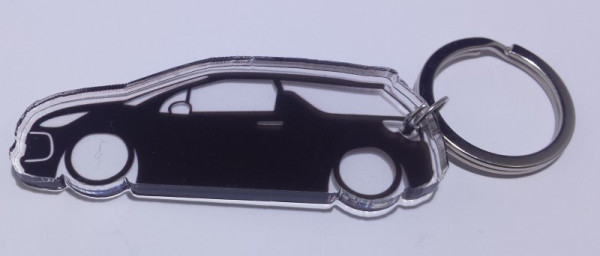 Porta Chaves de Acrílico com silhueta de Citroen DS3