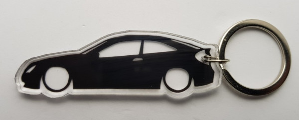 Porta Chaves de Acrílico com silhueta de Mercedes Benz 220 Sportcoupe
