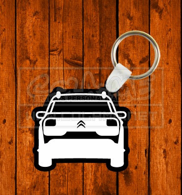 Porta chaves em acrílico preto - Citroen Cactus
