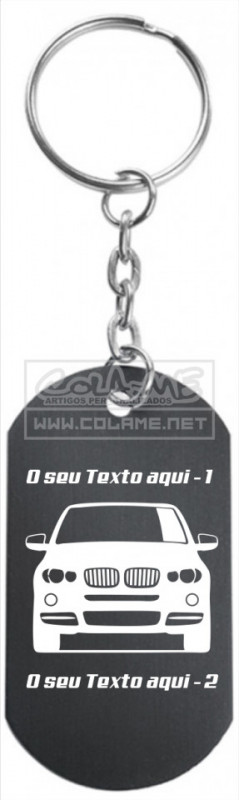 Porta Chaves em alumínio - BM X5 E53