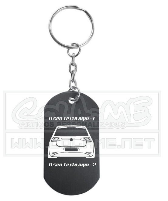 Porta Chaves em alumínio - VW Golf Mk7