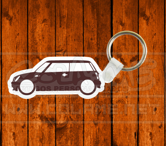 Porta chaves em MDF - Mini Cooper 122
