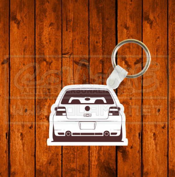 Porta chaves em MDF - VW Golf Mk4 - Traseira