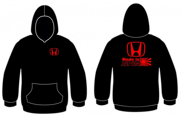 Sweatshirt com capuz com Made in Japan - Honda