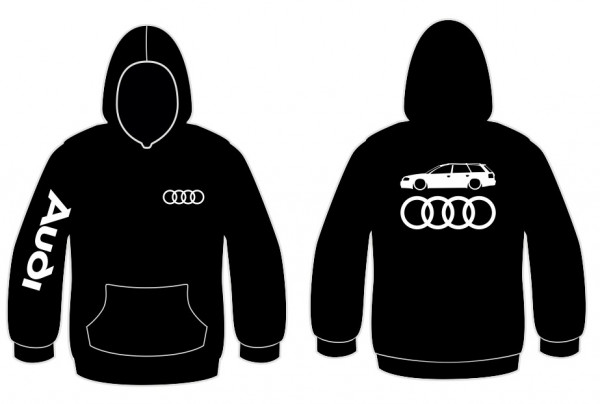 Sweatshirt com capuz para Audi A6 C5 Avant