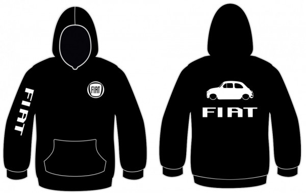 Sweatshirt com capuz para Fiat 500