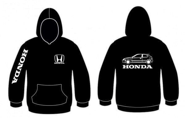 Sweatshirt com capuz para Honda Civic
