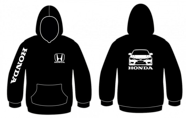 Sweatshirt com capuz para Honda Civic
