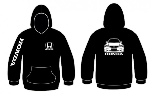 Sweatshirt com capuz para Honda EK