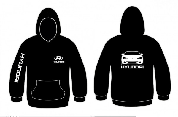 Sweatshirt com capuz para Hyundai Coupe