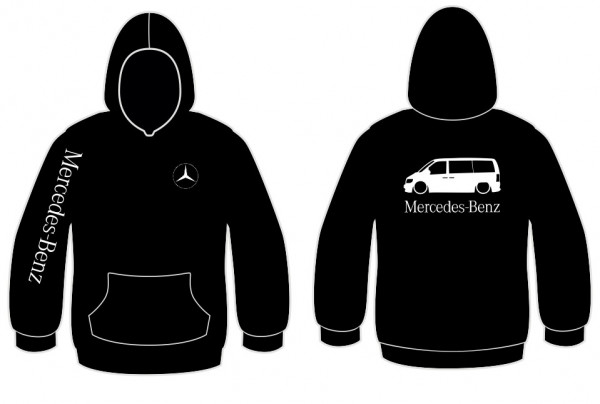 Sweatshirt com capuz para Mercedes-Benz Vito