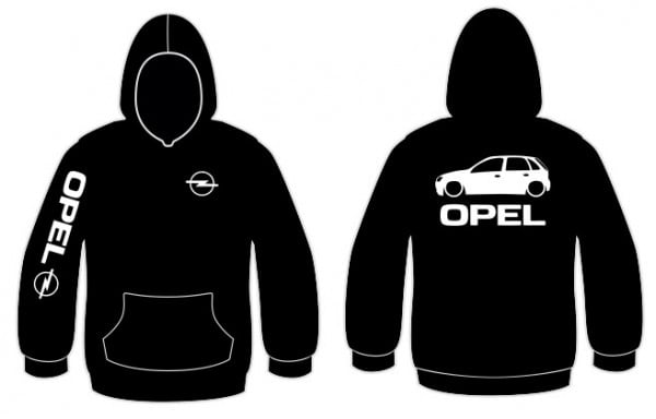 Sweatshirt com capuz para Opel Corsa 5 Portas