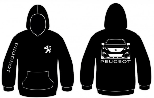 Sweatshirt com capuz para Peugeot 3008