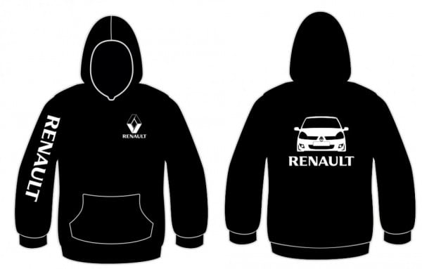 Sweatshirt com capuz para Renault Clio MK2 Fase 2