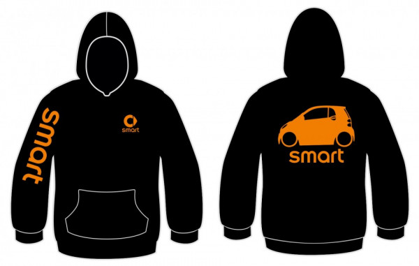 Sweatshirt com capuz para Smart fortwo
