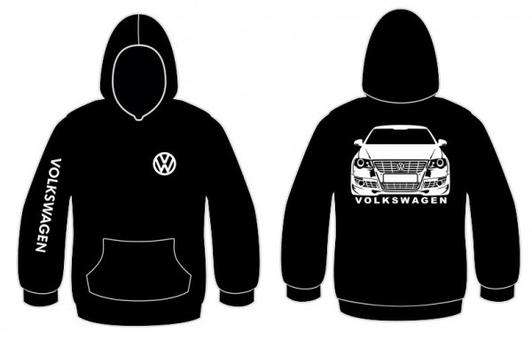 Sweatshirt com capuz para Volkswagen Passat 3C