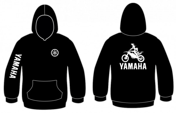 Sweatshirt com capuz para Yamaha Mota