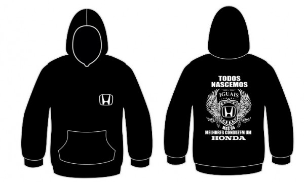 Sweatshirt com capuz Todos Nascemos (Honda)