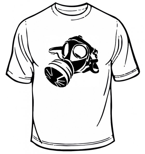 T-shirt - Máscara de Gás