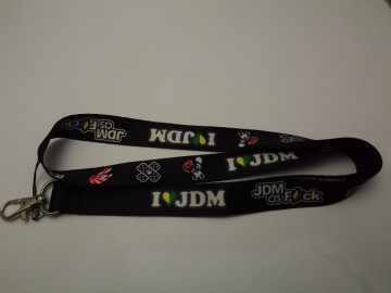 Fita Porta Chaves com "I Love JDM / Haters" - Img 1