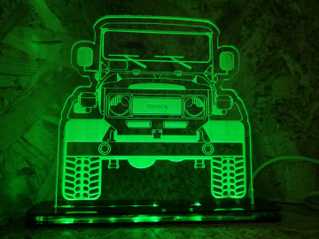 Moldura / Candeeiro com luz de presença - Toyota Land Cruiser - Img 2