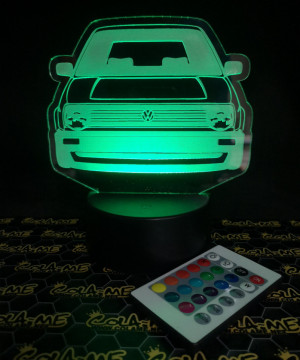 Moldura / Candeeiro com luz de presença - Volkswagen Golf II - Img 4