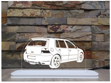 Moldura / Candeeiro com luz de presença - Volkswagen Golf IV - Img 1