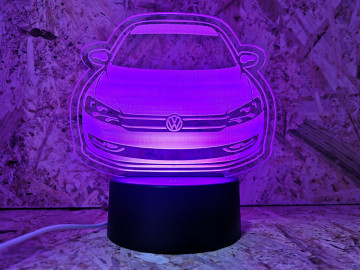 Moldura / Candeeiro com luz de presença - Volkswagen Passat B7 - Img 4