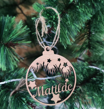 Ornamento / "bola" para árvore de Natal- Nome Personalizado - Img 1