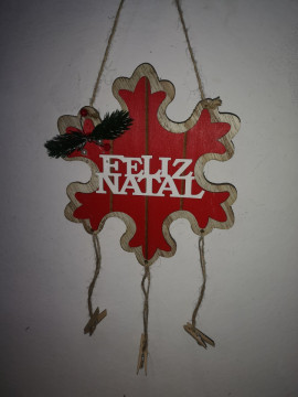 Ornamento Floco - Feliz Natal - Img 2