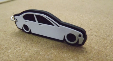 Porta Chaves com silhueta de BMW E46 Limousine - Série 3 - Img 2
