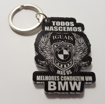 Porta chaves em acrílico - Todos Nascemos Iguais (BMW) - Img 2