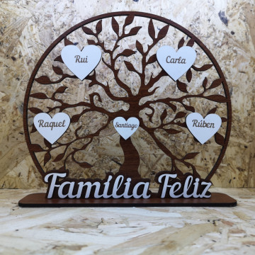 Árvore da vida com nome de família + nomes - Img 2