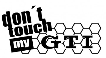 Autocolante - Dont touch my GTI - Img 1